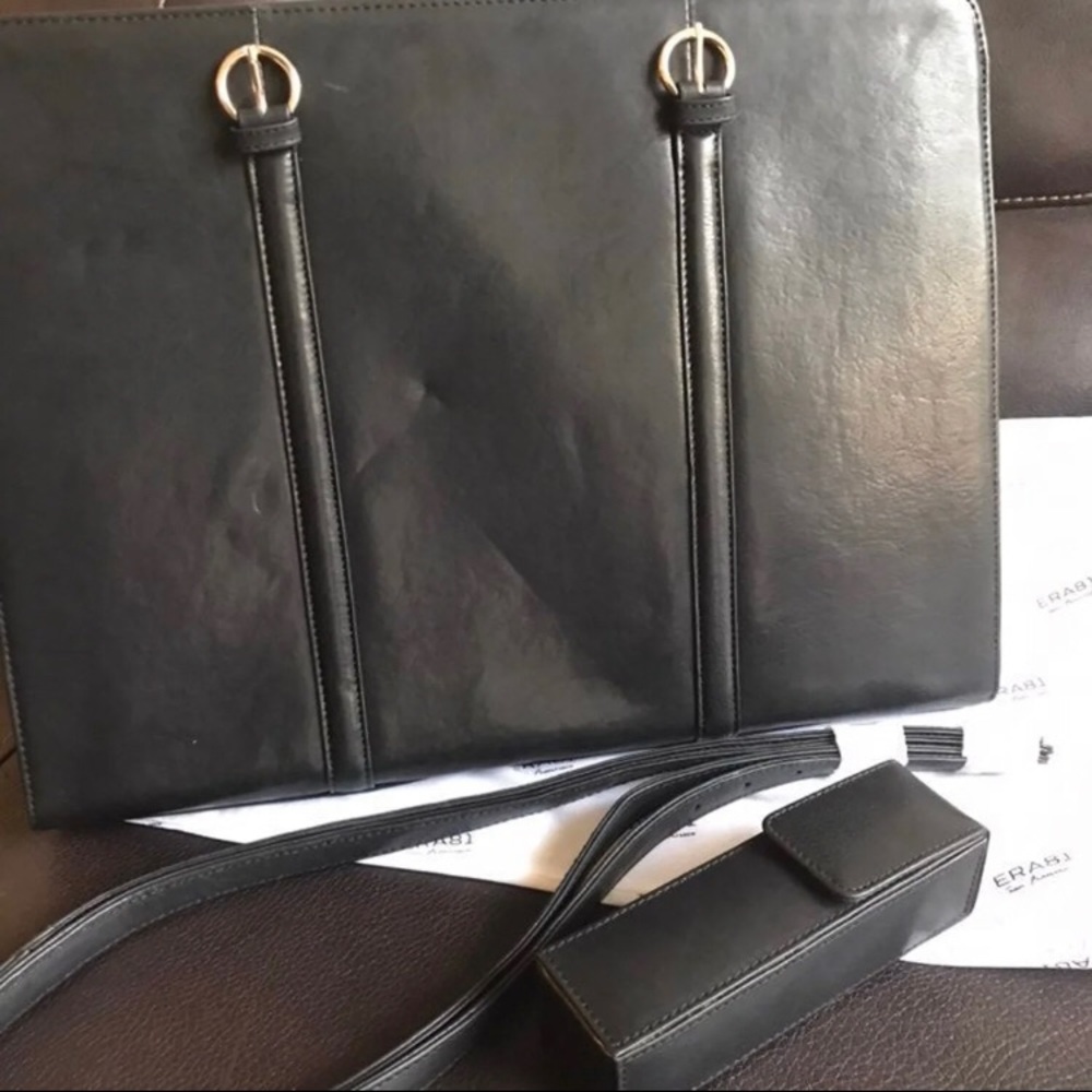ERA81 Premium Leather Organizer tote